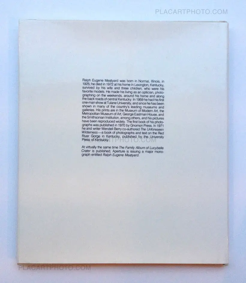 Ralph Eugene Meatyard – The Family album of Lucybelle Crater