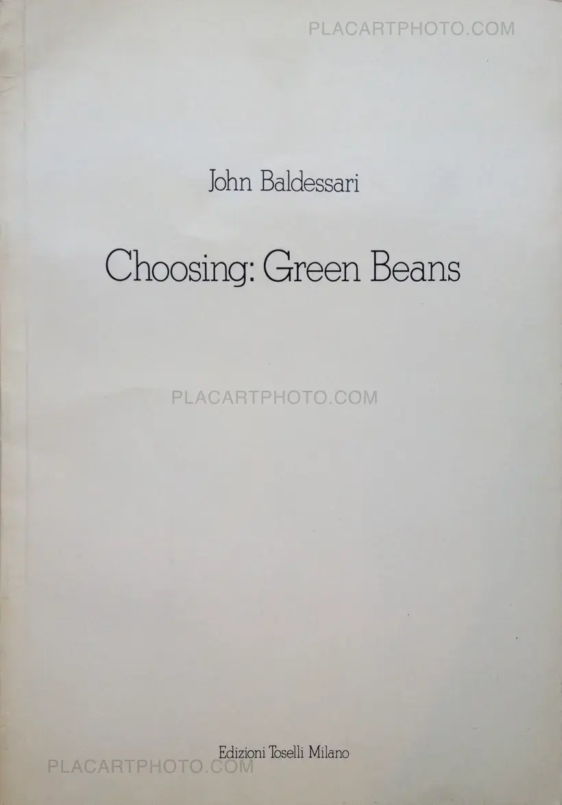 John Baldessari – Choosing : Green Beans