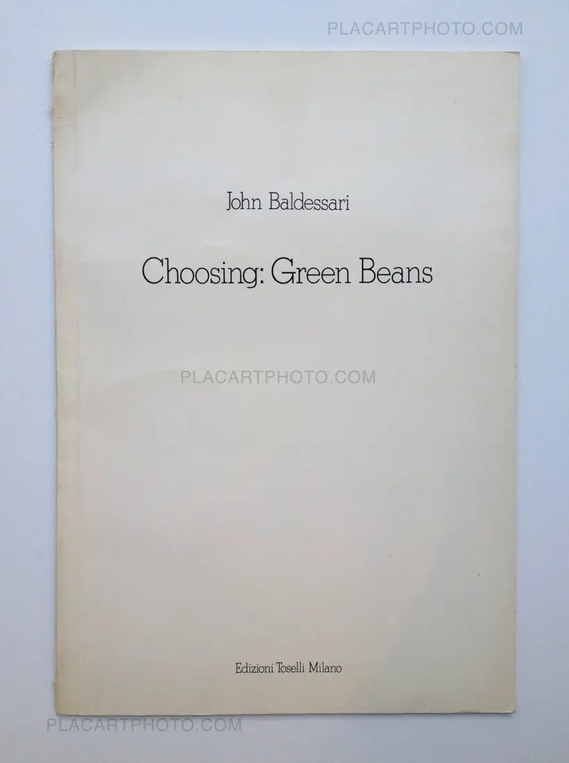 John Baldessari – Choosing : Green Beans