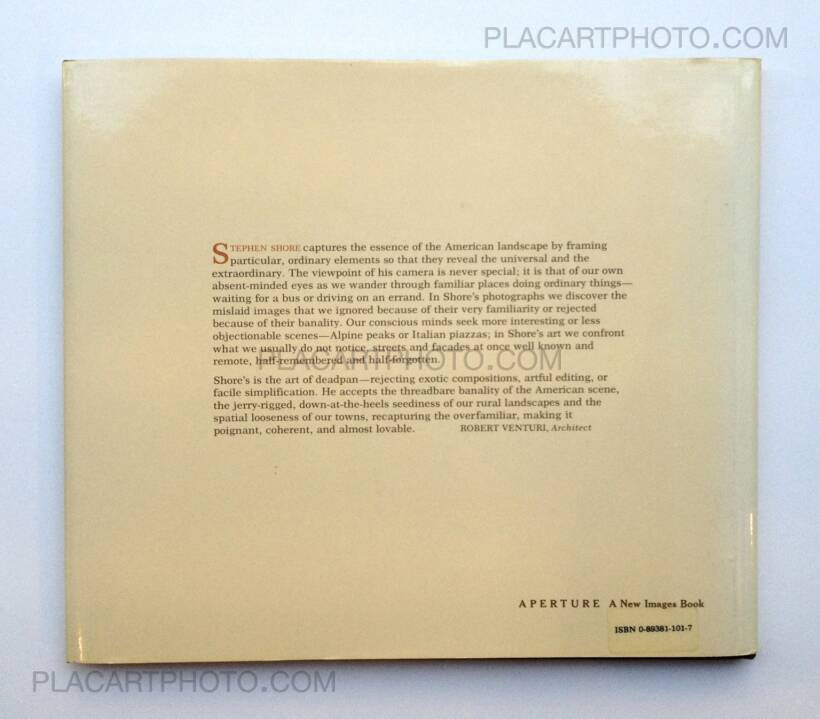 Stephen Shore: Uncommon places (Signed), Aperture, 1982