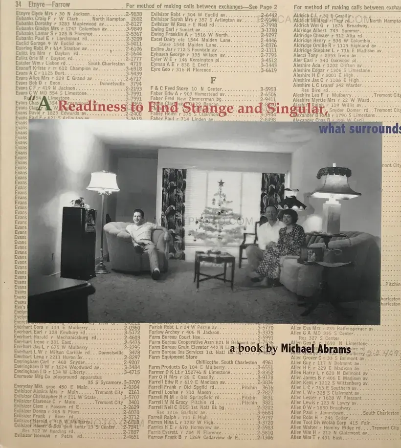 Michael Abrams – A readiness to find strange and singular (SIGNED)
