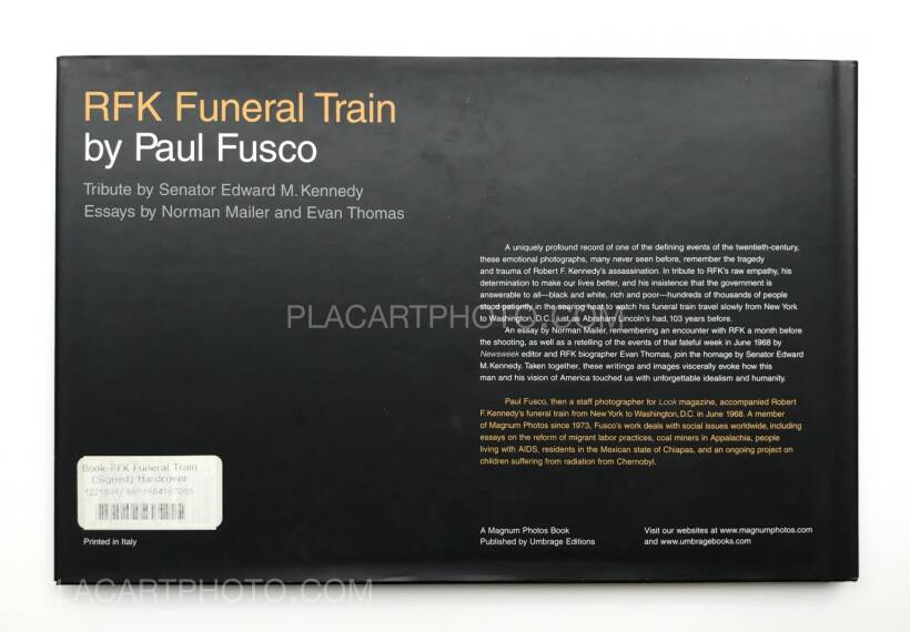 Paul Fusco: RFK Funeral Train (SIGNED), Umbrage Editions, 2000