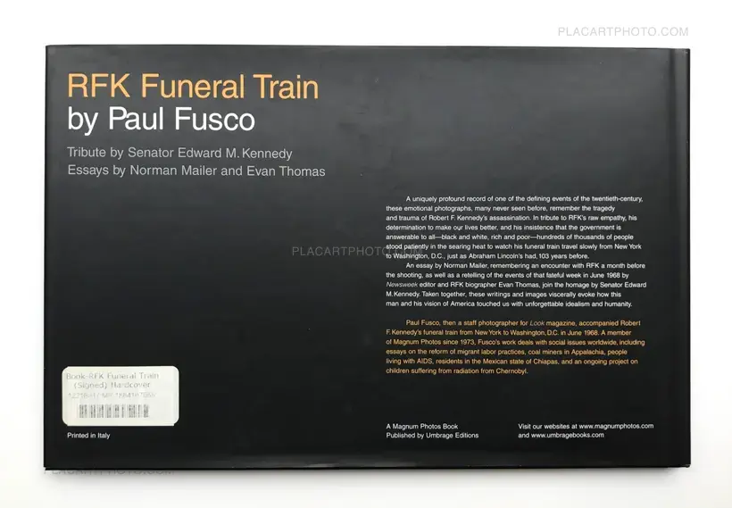 Paul Fusco – RFK Funeral Train (SIGNED)
