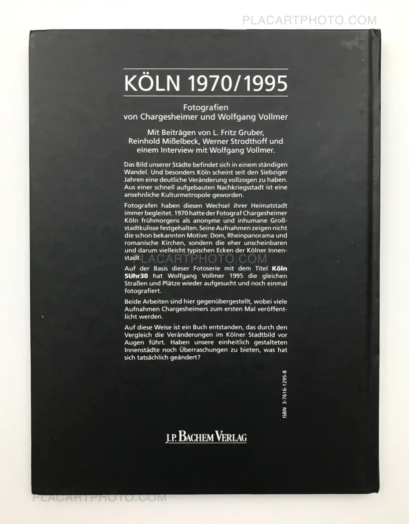 Wolfgang Vollmer – Köln 1970 1995 (Signed)