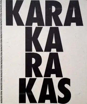 Paolo Gasparini – Karakarakas - de la cuarta a la quinta (Signed and numbered, edt of 250)