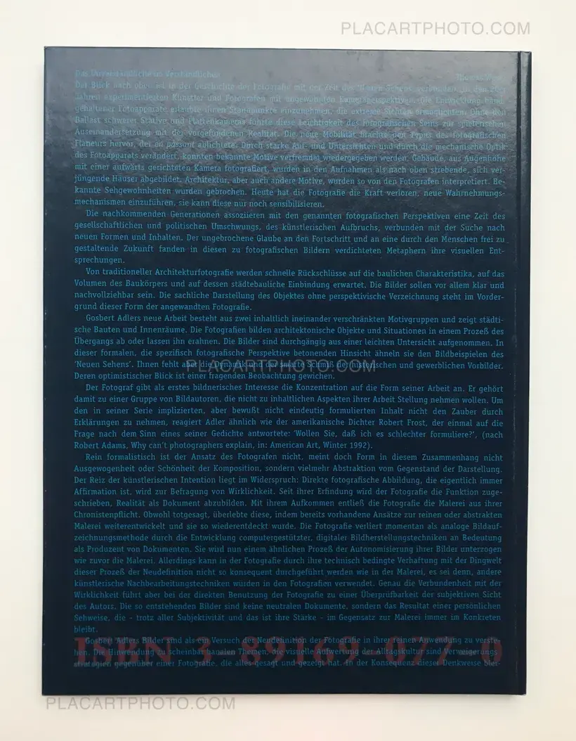 Gosbert Adler – Die Zelle (SIGNED)