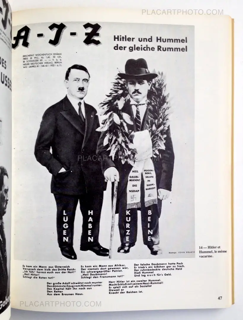 John Heartfield – Photomontages antinazis