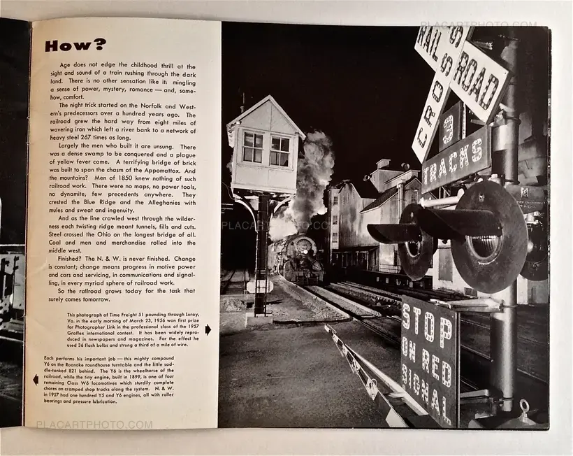 Winston Link – "Night Trick" on the Norfolk and Western Railway