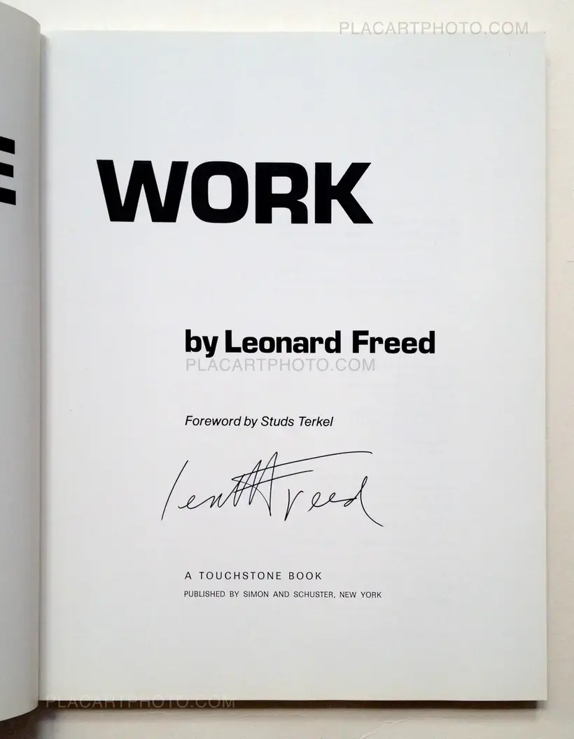 Leonard Freed – Police Work (Signed)