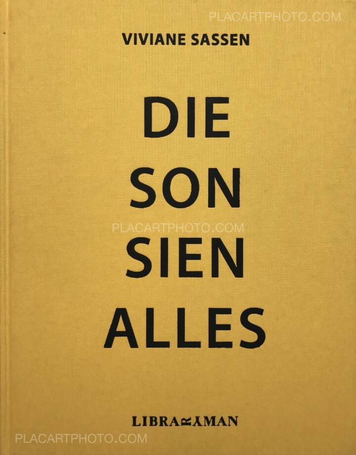 Viviane Sassen: Die Son Sien Alles, Libraryman, 2012 | Bookshop Le 