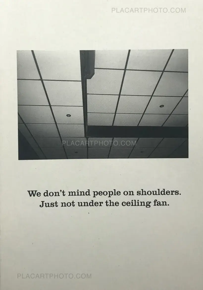 Adam Murray & Robert Parkinson – We don't mind people on shoulders. Just not under the ceiling fan. (ONLY 50 COPIES)