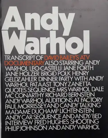 David Bailey – Andy Warhol (transcript of David Bailey's ATV documentary)