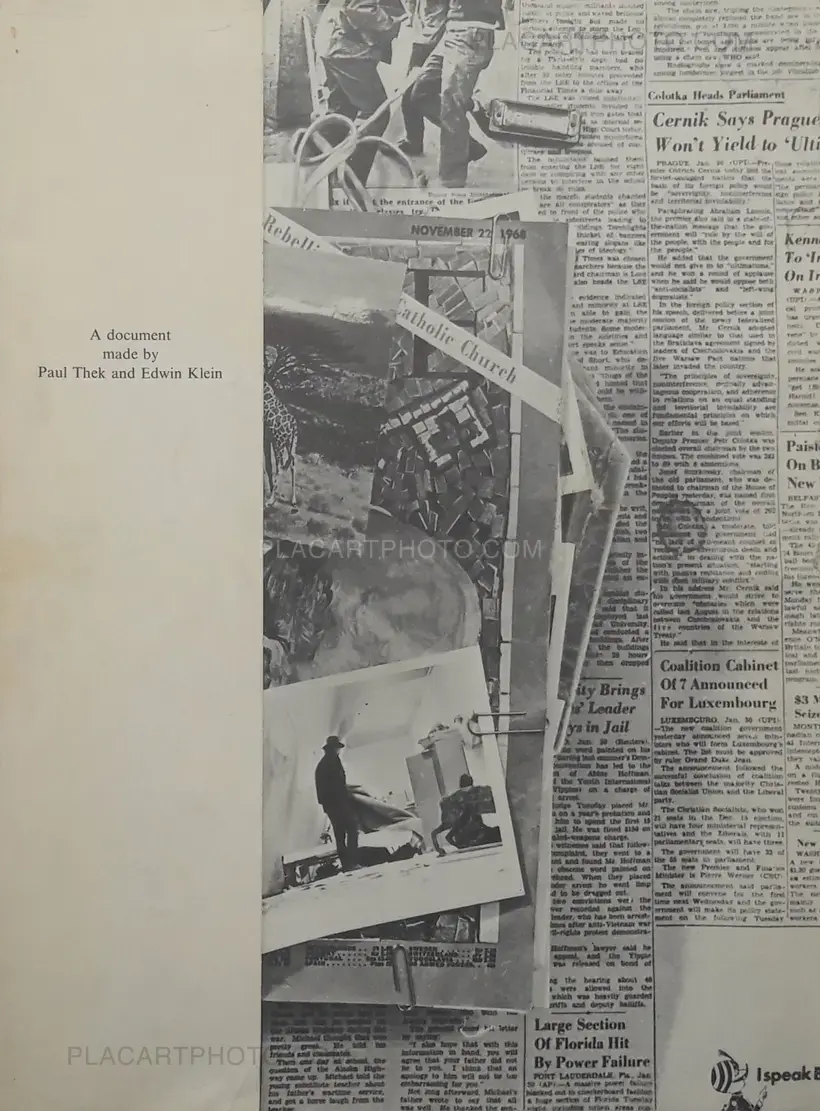 Paul Thek and Edwin Klein – A Document Made by Paul Thek and Edwin Klein