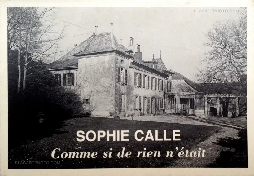Sophie Calle – Comme si de rien n'était