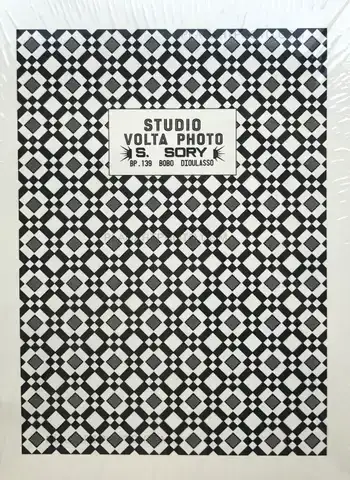 Sory Sanlé – Studio Volta Photo made by Sebastien Girard