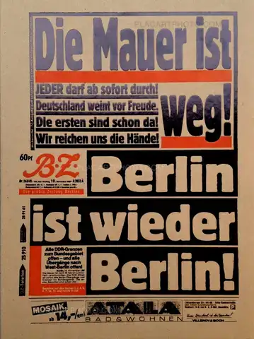 Mark Power – Die Mauer ist weg !  (Signed)