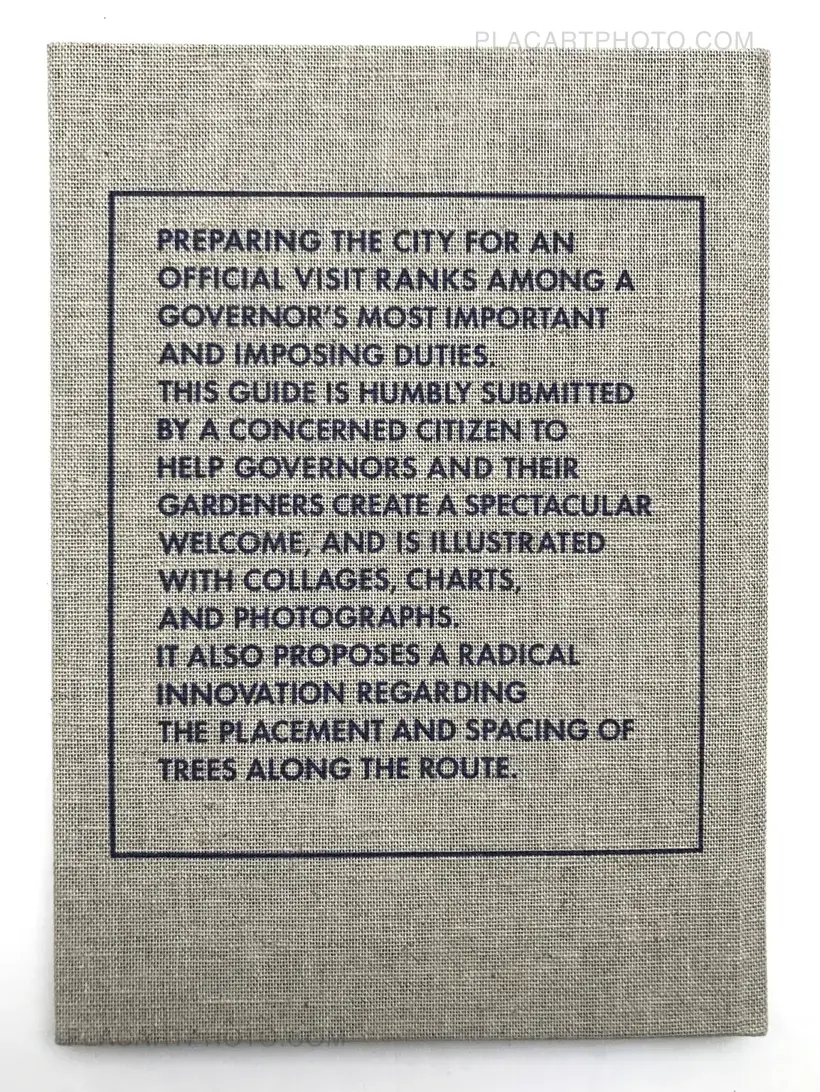 Yto Barrada – A guide to trees for governors and gardeners (Signed Ltd edt)