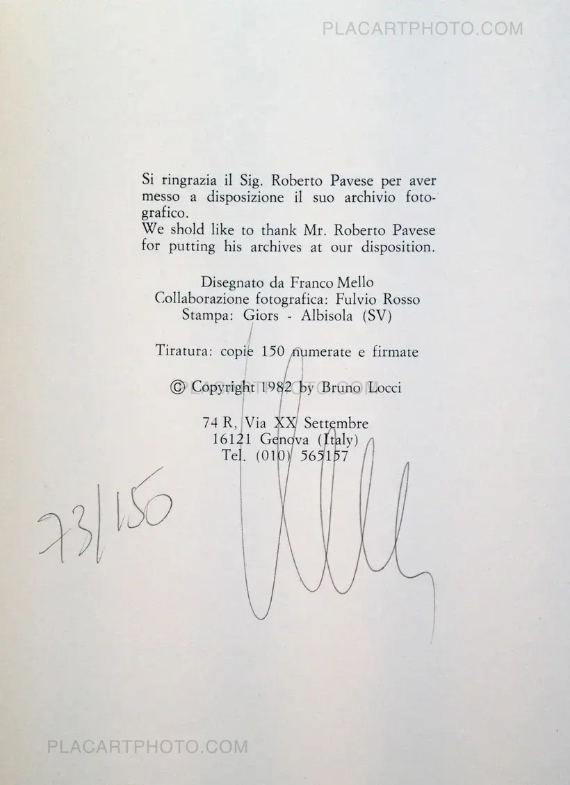 Bruno Locci – Archivio (Signed)