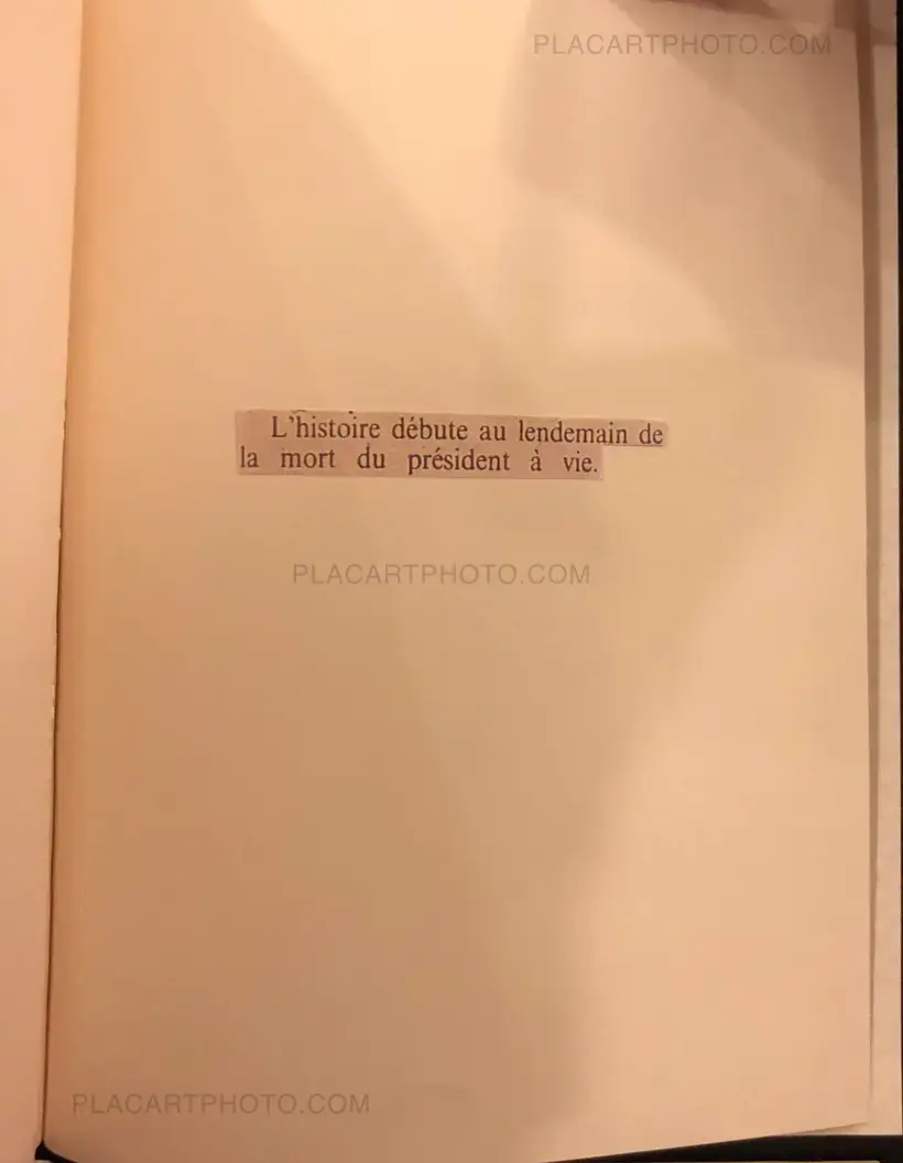 Sophie Calle – Tito (Limited to only 10 copies Signed)