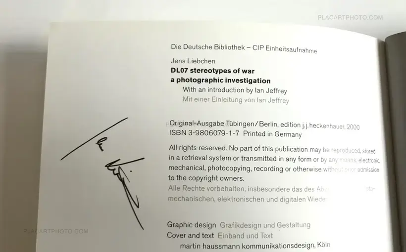 Jens Liebchen – DL07 (Signed and numbered)