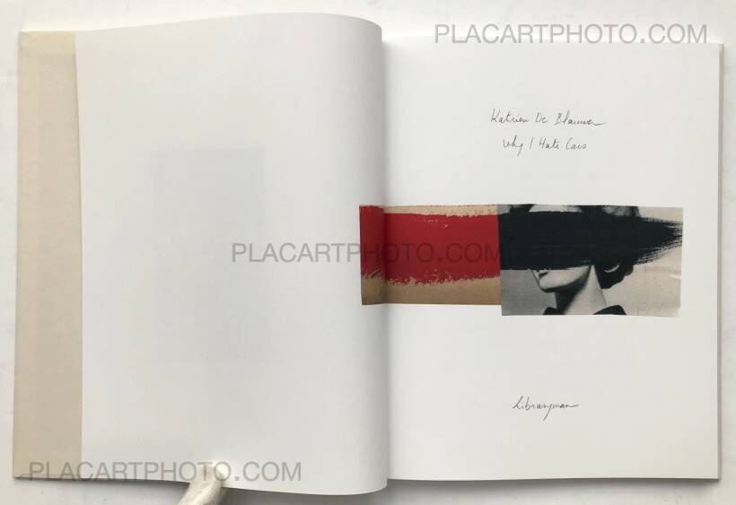 Katrien de Blauwer: WHY I HATE CARS, Libraryman, 2019