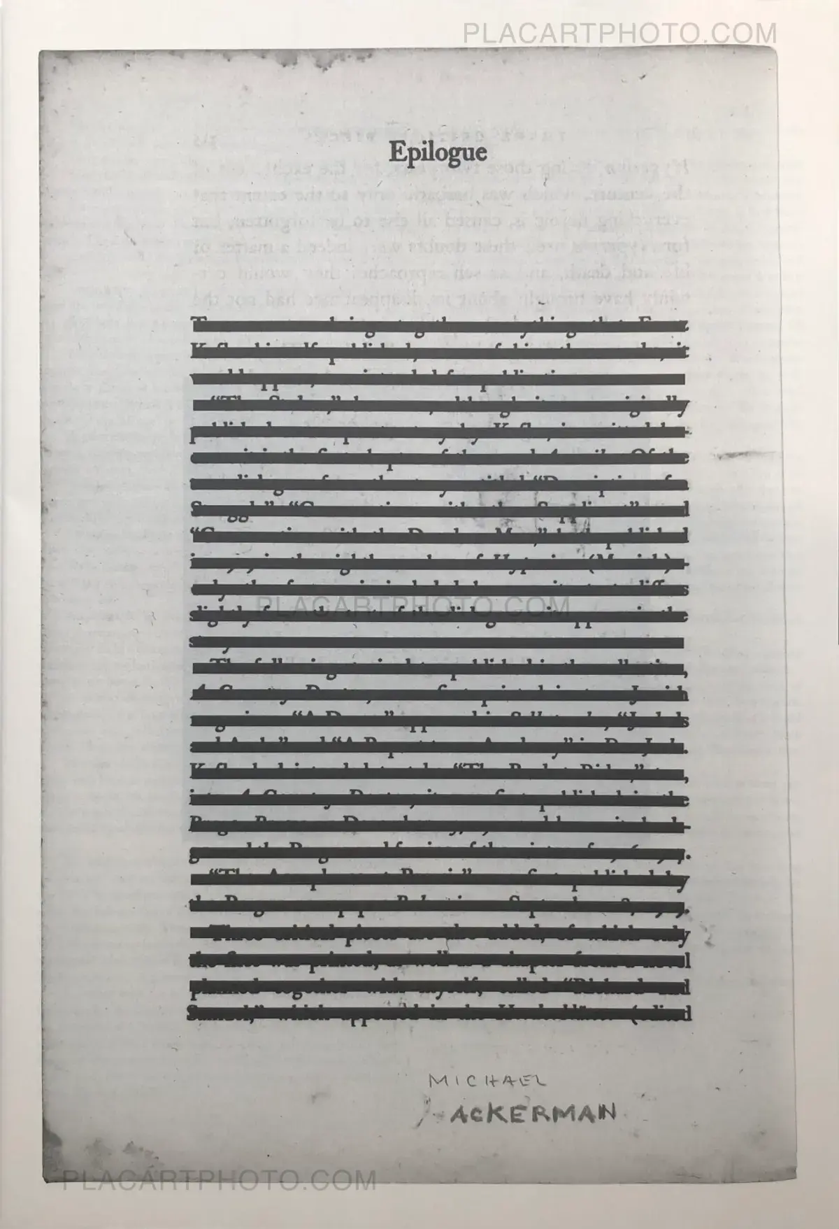 Michael Ackerman, Epilogue, Void, 2019 | Le Plac'Art Photo
