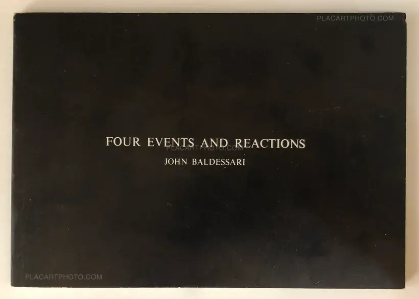 John Baldessari – Four Events And Reaction