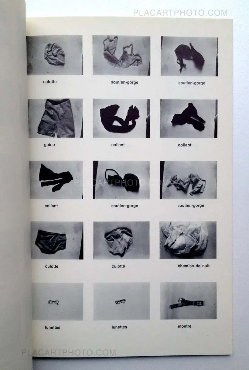 Christian Boltanski – Inventaire des objets ayant appartenu à une femme de Bois-Colombes