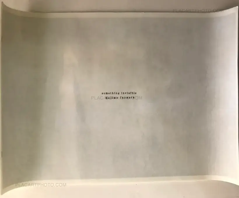 Hajime Inomata – Something Invisible (Signed and numbered to 100 copies)