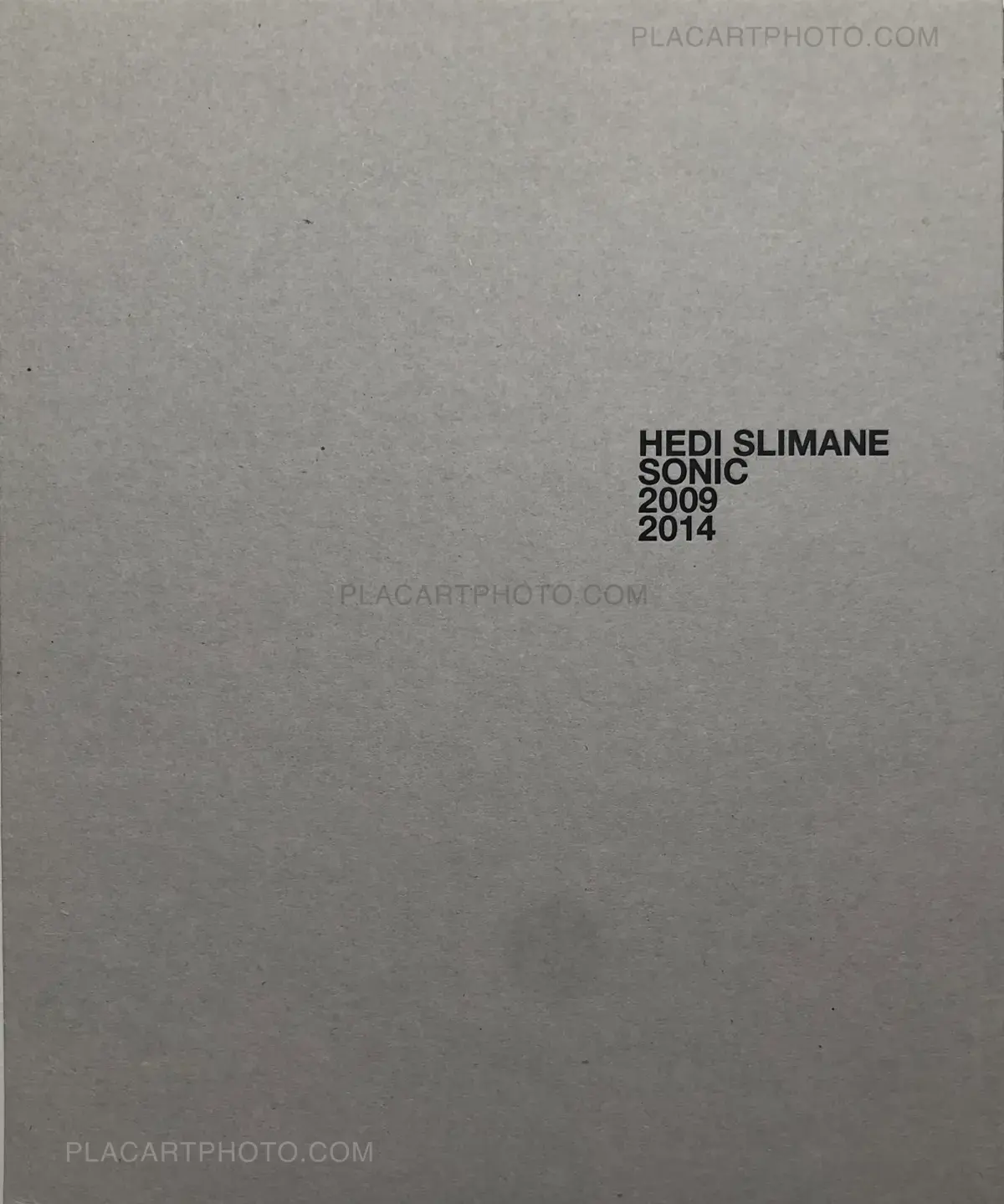 Hedi Slimane, SONIC 2009 2014, Xavier Barral, 2014 | Le Plac'Art Photo