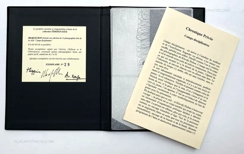 Klavdij Sluban – Camps Disciplinaires (Signed and numbered)
