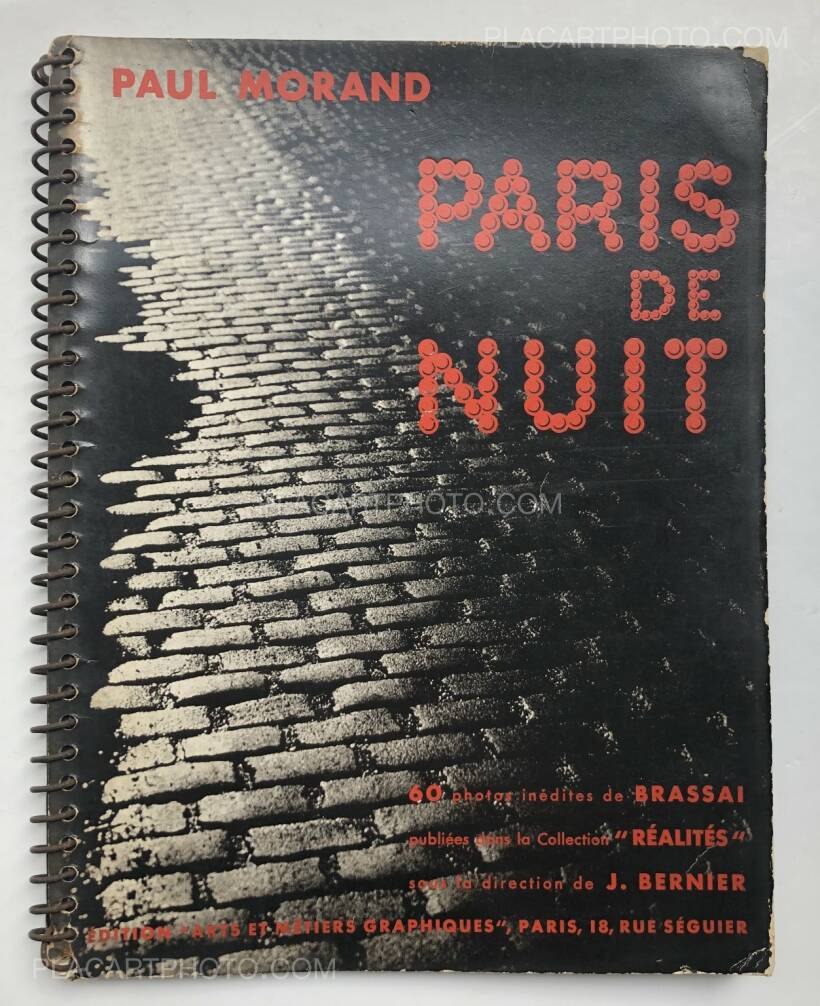 洋書 Brassai: Paris la Nuit Brassai PARIS DE NUIT PARIS BY NIGHT First Edition 1933