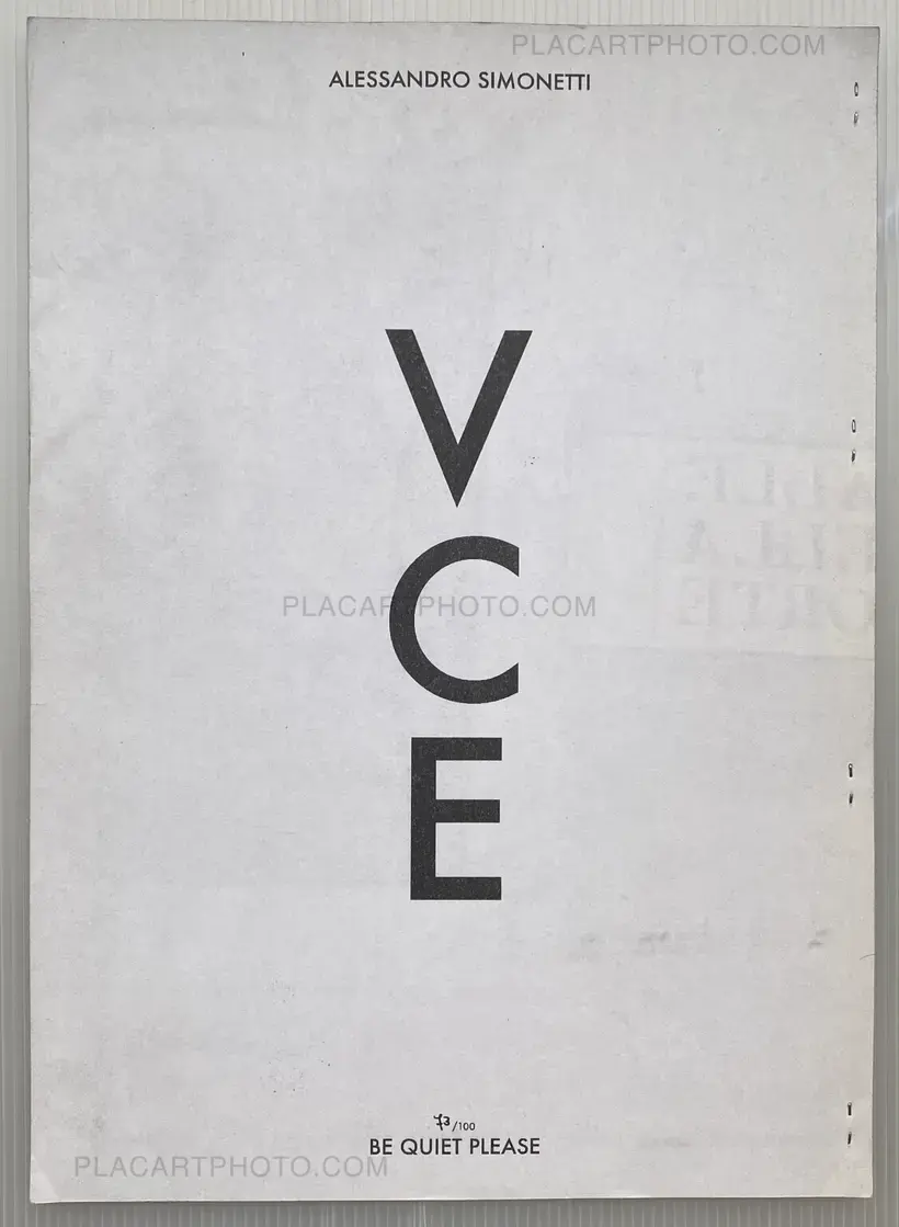 Alessandro Simonetti – VCE (Edt of 100)