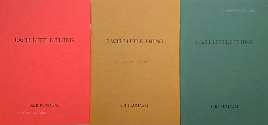 Seiji Kumagai – EACH LITTLE THING SET OF 3 zines #01 #02 #03