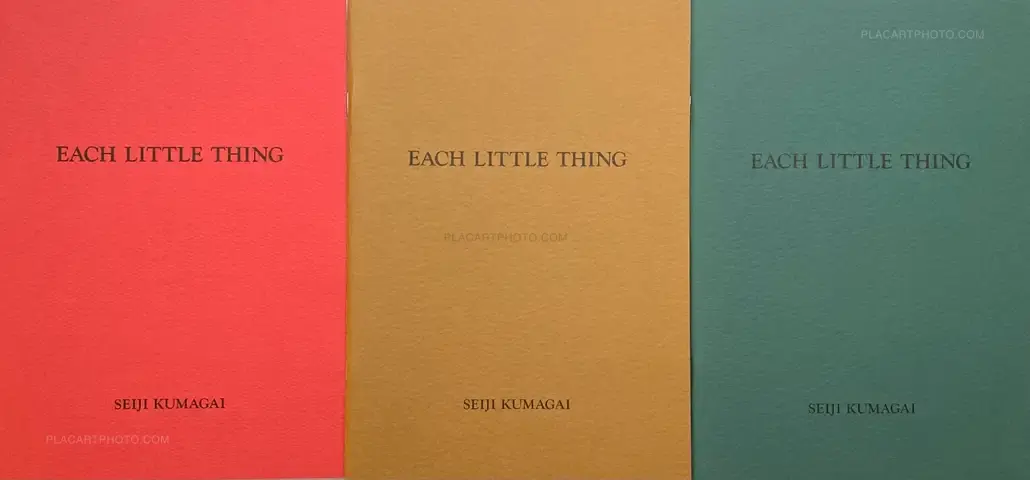 Seiji Kumagai – EACH LITTLE THING SET OF 3 zines #01 #02 #03
