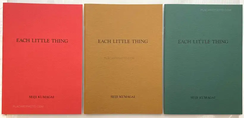Seiji Kumagai – EACH LITTLE THING SET OF 3 zines #01 #02 #03