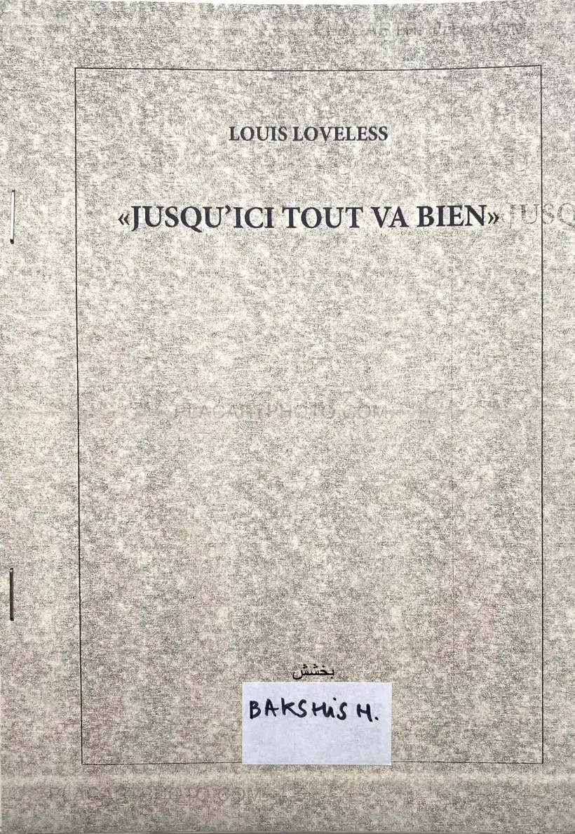 Louis Loveless – JUSQU'ICI TOUT VA BIEN