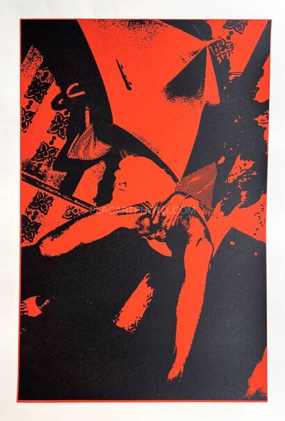 Keizo Kitajima,Silkscreen KOZA-29 / Red & Black version Edt 2/9 (Signed and numbered)