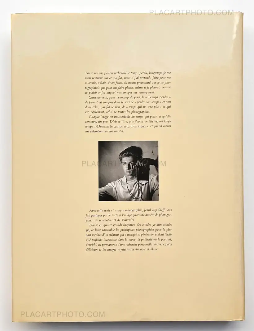 Jeanloup Sieff – DEMAIN LE TEMPS SERA PLUS VIEUX (ASSOCIATION COPY)