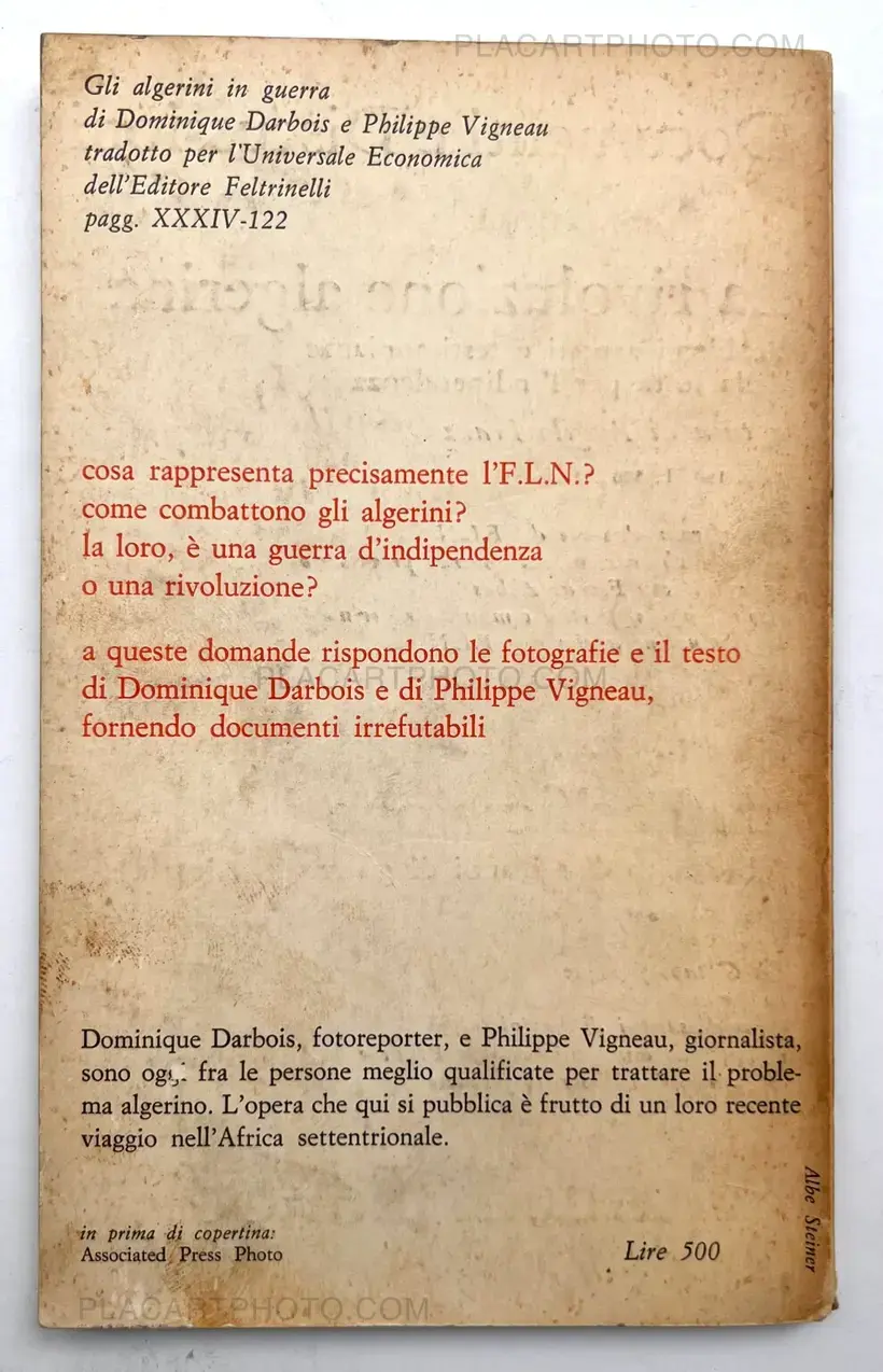 Dominique Darbois – Gli algerini in guerra