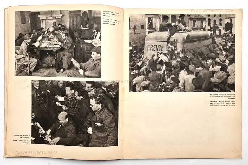 Various photographers – WORK AND WAR IN SPAIN