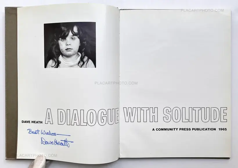 Dave Heath – A DIALOGUE WITH SOLITUDE (SIGNED)