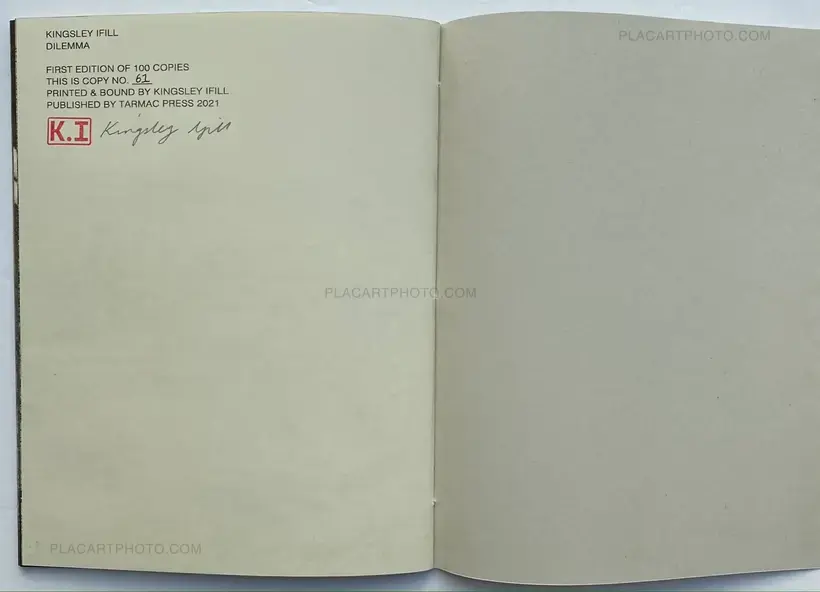 Kingsley Ifill – Dilemna (Signed Edt of 100)