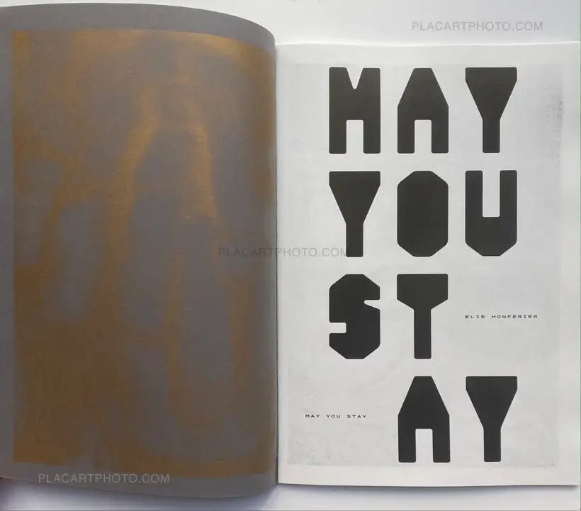 Elie Monferier – MAY YOU STAY (EDT OF 150 SIGNED)