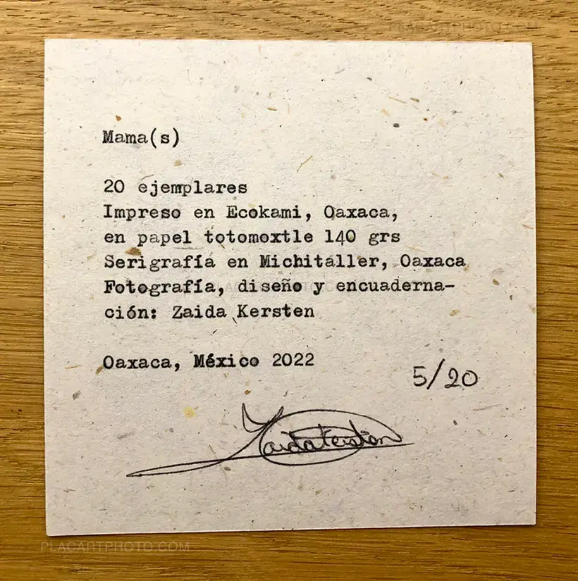 Zaida Kersten – Mama(s) Signed (Only 20 copies)