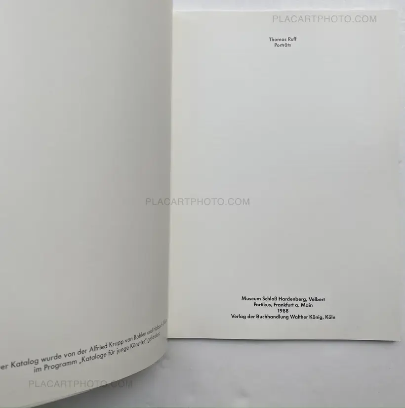 Thomas Ruff – Porträts