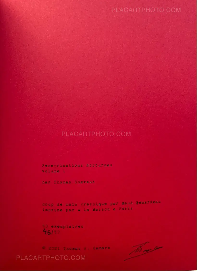 Thomas Cheveux – Pérégrinations Nocturnes vols 1, 2 & 3 (Signed edt of 50)