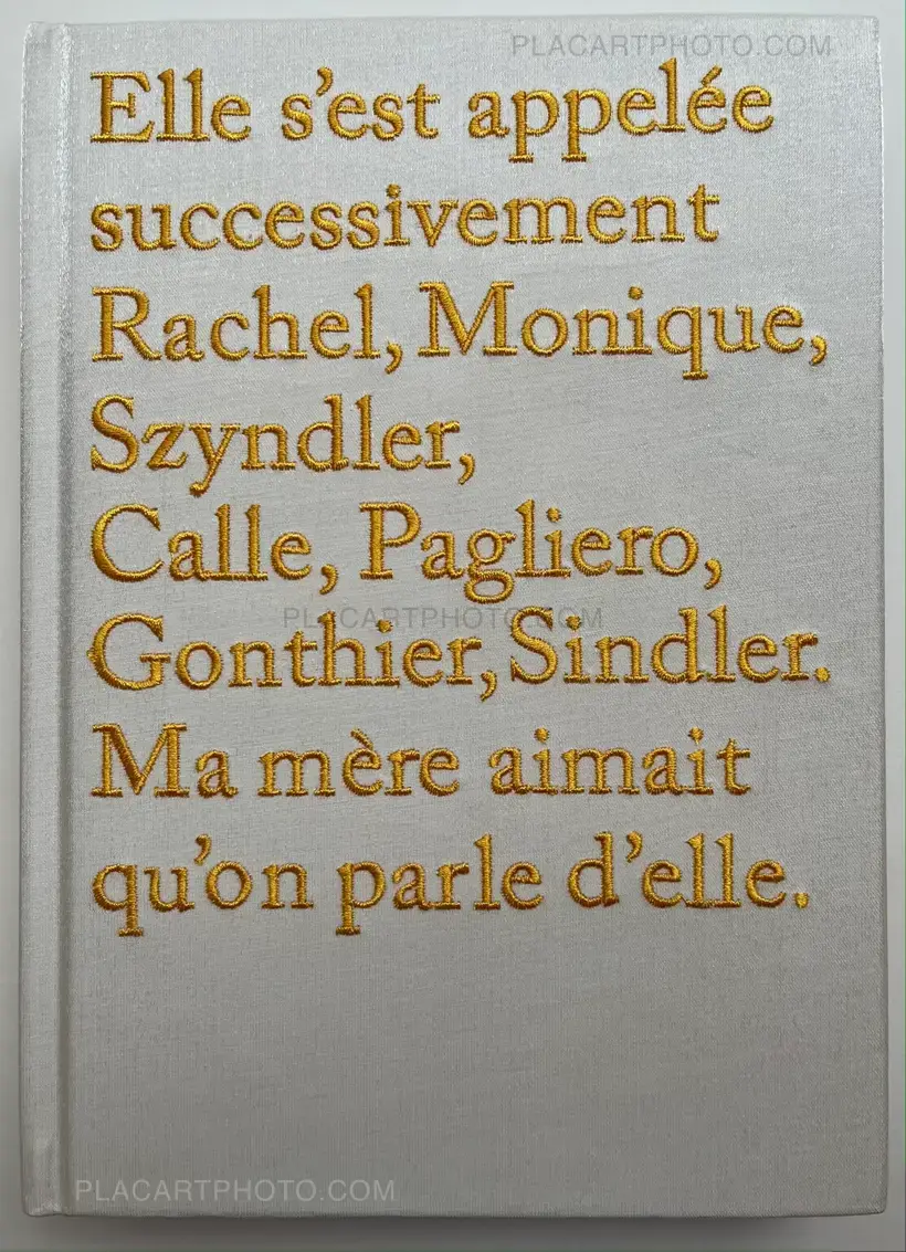 Sophie Calle – Rachel, Monique