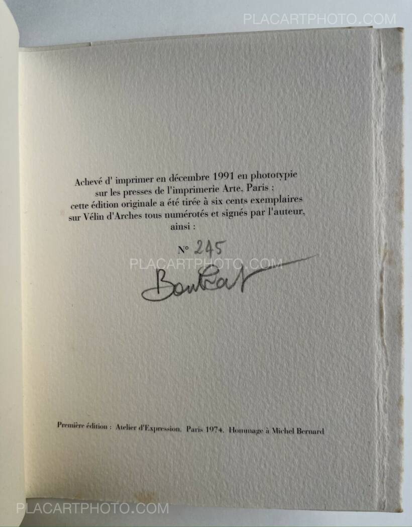 Edouard Boubat: Anges (SIGNED AND NUMBERED), Contrejour, 1991