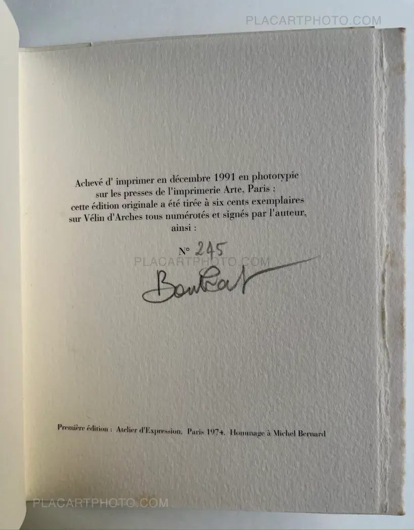 Edouard Boubat – Anges (SIGNED AND NUMBERED)